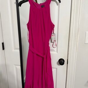 Jessica Howard Fuchsia Midi Dress